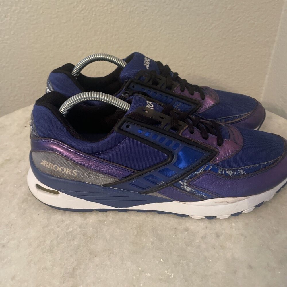 Brooks Heritage Regent Galactic Runner Metallic Sneaker Size 10 - Picture 4 of 14